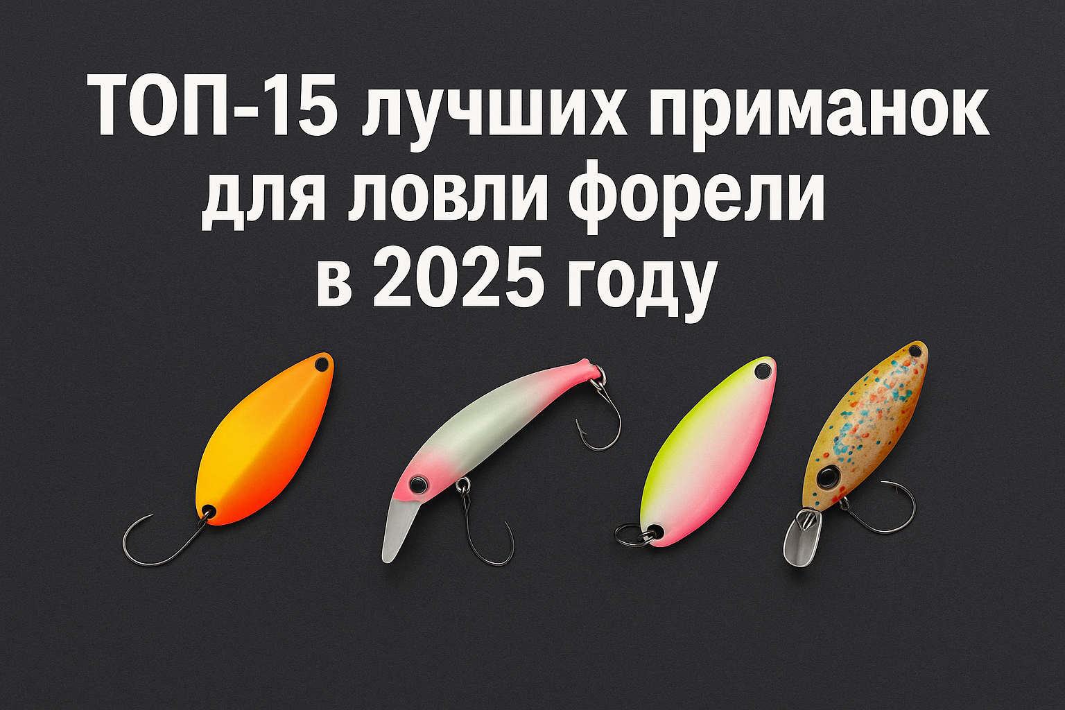 ТОП-15 лучших приманок для ловли форели в 2025 году — выбор профи
